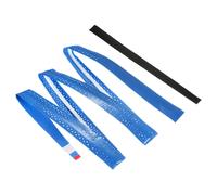 43.3" Nastro Impugnatura Racchetta Tennis con Nervature Smorzamento 6 Pezzi Blu
