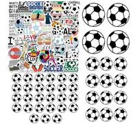 43 adesivi murali calcio, 50 adesivi graffiti calcio, adesivi murali calcio camera da letto per ragazzi, adesivi decorativi, adesivi per finestre in vetro calcio