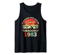 43 Anni Compleanno Uomo Donna Regalo Maggio Vintage 1983 Canotta
