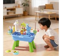 43 pezzi di giocattoli da cucina per bambini, pesca, cucina, gioco di ruolo,