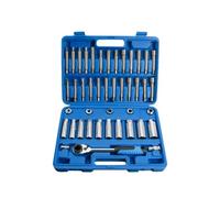 43 pezzi Set di chiavi a bussola passanti for dadi ammortizzatori, mozzo sterzo a cricchetto, kit a for rimozione e sospensioni per principianti uso fai da te