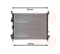 43002362 VAN WEZEL Radiatore, Raffreddamento motore per RENAULT