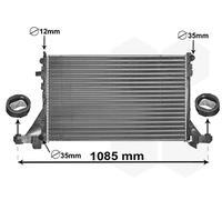 43002560 VAN WEZEL Radiatore, Raffreddamento motore per NISSAN,OPEL,RENAULT