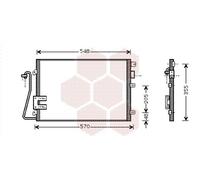 43005376 VAN WEZEL Condensatore, Climatizzatore per DACIA,RENAULT