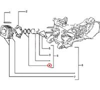 430538 | ANELLO DI TENUTA PIS | PIAGGIO RICAMBI ORIGINALI