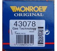 43078 MONROE ORIGINAL Ammortizzatore PER FORD Fiesta Mk2 MK3 MK4 MK5