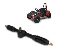 430MM Go Kart sterzo cremagliera go kart servosterzo cremagliera albero 30T ingranaggi in lega di acciaio lucidato con filettatura M10 per Atv Utv moto Auto et Moto cremagliera go kart Drive Shafts
