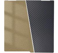 430x430mm per Kobra 3 Max PET PEI Costruire Piastra Liscio Carbonio e Texture Doppio Lati Primavera Acciaio Letto Magnetico Flex Foglio per Anycubic Kobra 3 Max Combo Accessori Stampante 3D