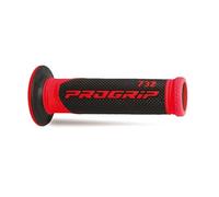 431067 MANOPOLE STRADA FORATE PROGRIP 732 DUAL DENSITY (COLORE:ROSSO)