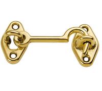 4311 Q.TA' 25 GANCIO FERMAFINESTRA OTTONE LUCIDO 60 MM