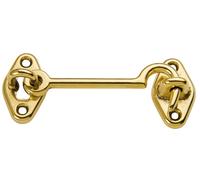 4312 Q.TA' 25 GANCIO FERMAFINESTRA OTTONE LUCIDO 80 MM