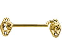 4313 Q.TA' 25 GANCIO FERMAFINESTRA OTTONE LUCIDO 100 MM