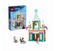 Lego | disney frozen 43265 castello di ghiaccio di arendelle, giocattolo con accessori e 3 personaggi, giochi per bambine 5+