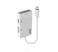 Lindy 43273 adattatore grafico USB 3840 x 2160 Pixel Bianco