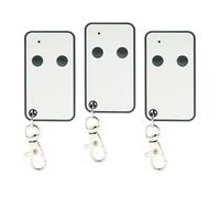433,92 MHz telecomando porta garage per Roger, 3 trasmettitori manuali universali per Roger E80 TX52R/E80 TX54R/ H80/TX1M80, codice fisso, trasmettitore manuale per apriporta garage, 2 canali