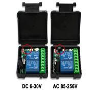433 MHz rf Telecomando DC 12 V 24 V 220 V 2CH Ricevitore relè per porta del garage universale Luce LED Fanner Trasmissione del segnale del motore