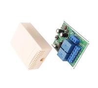 433 MHz Ricevitore Relè Modulo Porta Telecomando Universale E Trasmettitore A 2 Pulsanti for Il Controllo Del Garage Della Lampada Commerciale Industriale(1 Receiver)