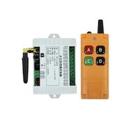 433M Ndustrial DC 12V 24V 36V 4CH RF Interruttore di telecomando senza fili Ricevitore radio con telecomando a lunga distanza 20-2000M(D)