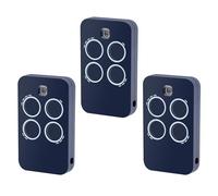 433MHz Telecomando Cancello compatibile con GENIUS, Telecomando per Garage per ECHO TX4 433 RC,ECHO TX2 433 RC,4 Canali (3 Pezzi)