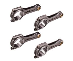 4340 Bielle Pleuel Con Rods for Opel Omega Frontera A 2.4i H-Beam Conrods 128mm