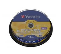 43488 23942434887 Verbatim DVD+RW Matt Silver 4,7 GB 10 pz