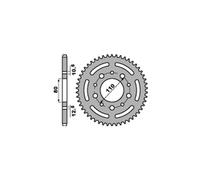 4350 CORONA TRASMISSIONE ERGAL ARGENTO Z 45 P. 525 TRIUMPH 800 SPEEDMASTER 2003