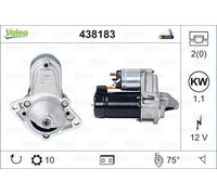 438183 VALEO Motorino d'avviamento per BEDFORD,BUICK (SGM),CHEVROLET,CHEVROLET (