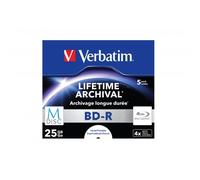 43823 23942438236 Verbatim M-Disc 4x BD-R 25 GB 5 pz