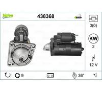 438368 VALEO Motorino d'avviamento per ,ALFA ROMEO,CADILLAC,CHEVROLET,CHRYSLER,F