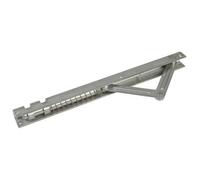 4391120 PALETTO A SALDARE A MOLLA INOX In acciaio inox. Automatico. Per cancelli a 2 ante. Sezione Mm. 18x20.ZINCATO MM 18X20 H.MM 270