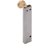 4391121 PALETTO A SALDARE A MOLLA in ferro zincato con leva in ottone. Automatico per cancelli a 2 ante. Sezione Mm. 15x30.ZINCATO MM 15X30 H.MM 145