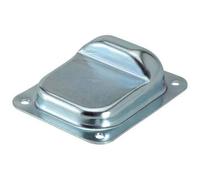 4392103 BATTENTE ARRESTO CANCELLO A FISSARE 380F COMBI In acciaio zincato. Base Mm. 130x160.ZINCATO MM 130X160