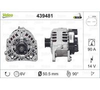 439481 VALEO Alternatore per SEAT,SKODA,VW