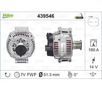439546 VALEO Alternatore per CHRYSLER,JEEP,MERCEDES-BENZ