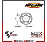 4396 44 C45 Corona PBR Passo 520 - 44 Denti per DERBI MULHACEN CAFE' 2008