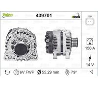 439701 VALEO Alternatore per CITROËN,DS,FIAT,PEUGEOT