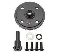 43T 10T Diff Gear Set per Arrma RC Auto Acciaio al Carbonio Stabile Drive Resistente alle collisioni Adatto 1/7 1/8 Scala Kraton 6S Notorious 6S Outcast 6S Talion 6S Typhon 6S TLR 1/7 Fireteam 6S 4WD