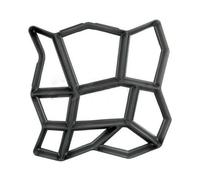 43x43cm Concrete Irregular Paver Mold for Path Path Maker Plastic Paving Mold Mold for Paving Driveway Garden Patio Decking Pathmate Stone