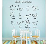 43x46cm Carino Dodici Costellazioni Decalcomania rimovibile per soggiorno Materiale PVC Carta da parati in vinile Adesivi murali arte Adesivi murali Home Deco
