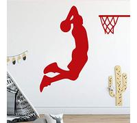 43x47 cm Squisita pallacanestro Del fumetto Decalcomania rimovibile per soggiorno Camera dei bambini Materiale PVC Carta da parati in vinile Adesivi murali d'arte Wateproof Murale Casa Deco