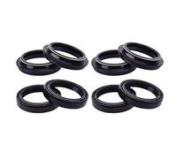 43x55x9.5/10.5 Forcella Anteriore Ammortizzatore di Sospensione Paraolio Parapolvere for XT600X XT600 XT 600 X YZF-R6 YZF R6 600 YZF600 (Color : 4pcs seal 4pc cover)