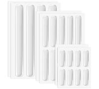 44 cuscinetti autoadesivi per porte e armadietti, con chiusura ammortizzata, silenziatori per mobili