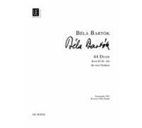 44 Duos for Two Violins: UE10452B [Lingua inglese]