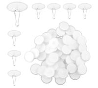 44 ganci da soffitto autoadesivi, trasparenti, autoadesivi, per soffitto, per camera da letto, cucina, parete, decorazione natalizia