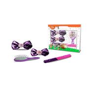 44 GATTI SET ACCESSORI PER CAPELLI+ SPAZZOLA+ BRACCIALE IN PAILLETTES