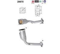44 KW 60 CV CATALIZZATORE PER Peugeot 206+ 2L, 2M 1.1