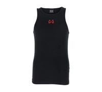 44 Label Group - Top smanicato con scollo rotondo e ricamo - -Tops -Uomo -Nero -XL