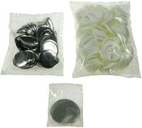 44 Millimetri Blank Badge & Bottoni Parti For Badge & Pulsante Che Fa Macchina,Attrezzatura Efficiente(Spring-pin Plastic-back 100sets)