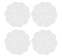 44 modelli di carta inglese per riattaccare a forma di fiore, carta fai da te per quilting, patchwork e lavori di cucito