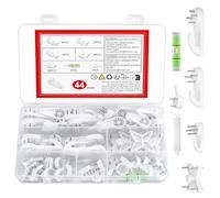 44 Pezzi Set di Ganci per Quadri Muro, Appendi Quadri Senza Chiodi, Appendere Quadri Senza Chiodi, Gancio per Parete Senza Tracce per Fissaggio Foto, Dipinti, Specchi, Altri Oggetti